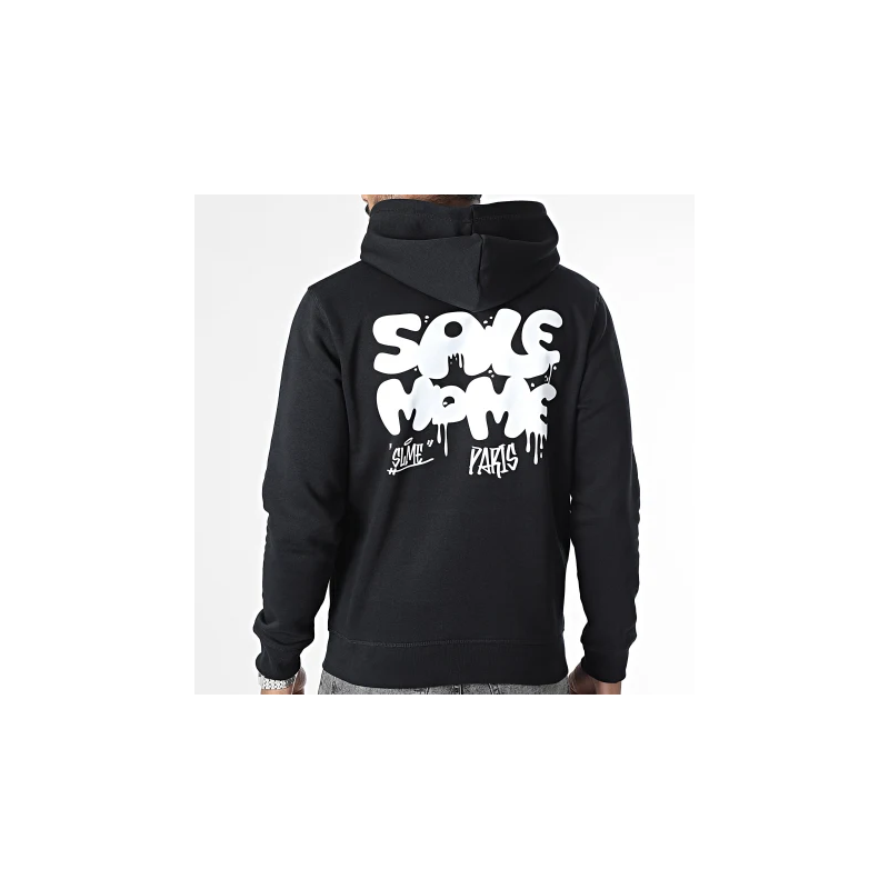 Sale Môme Sweat Painttag Noir/Blanc