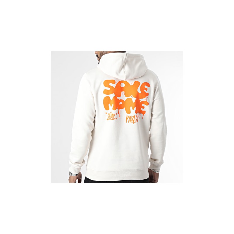 Sale Môme Sweat Painttag Beige/Orange