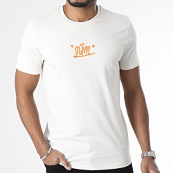 Sale Môme Tee Shirt Painttag Beige / Orange