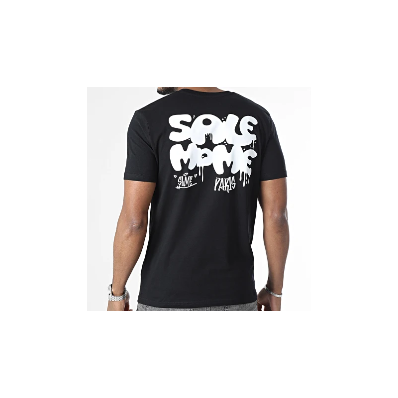 Sale Môme Tee Shirt Painttag Noir/Blanc