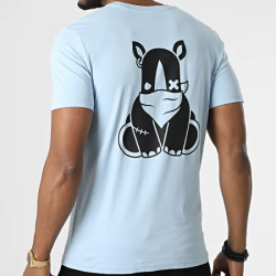 Sale Môme Tee Shirt Rhino Bleu Ciel