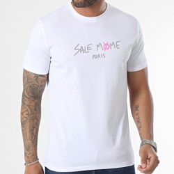 Sale Môme Tee Shirt Skeleton Lapin Blanc/Rose