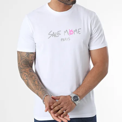 Sale Môme Tee Shirt Skeleton Lapin Blanc/Rose