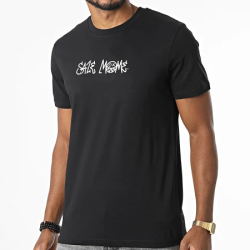 Sale Môme Tee Shirt Nasty Snapback Noir Blanc